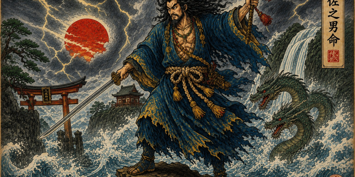 Susanoo – Il dio della tempesta che sfidò il cielo