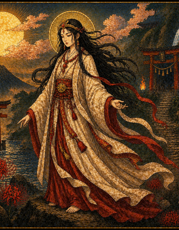 Izanami: la Dea della Morte che Regna nell’Oscurità dello Yomi
