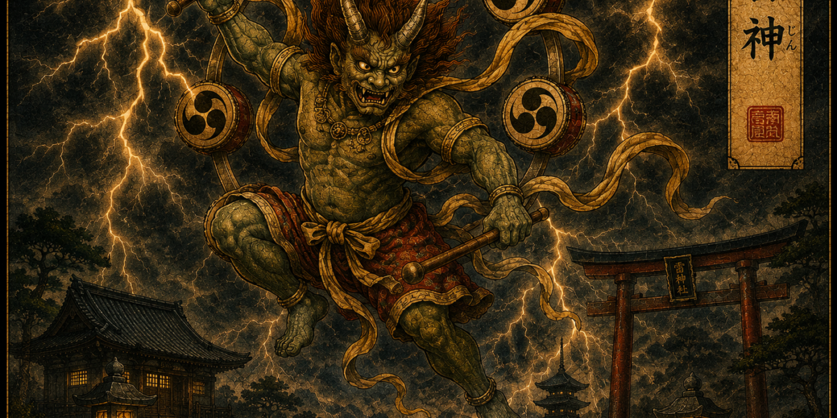 Raijin: il Dio del Tuono che Scatena le Tempeste del Giappone
