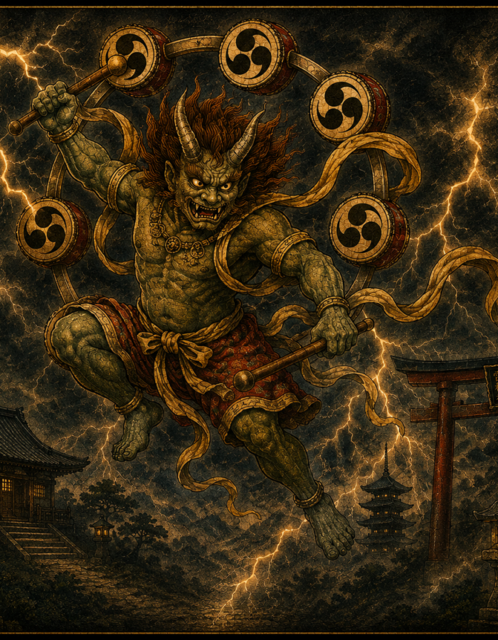 Raijin: il Dio del Tuono che Scatena le Tempeste del Giappone