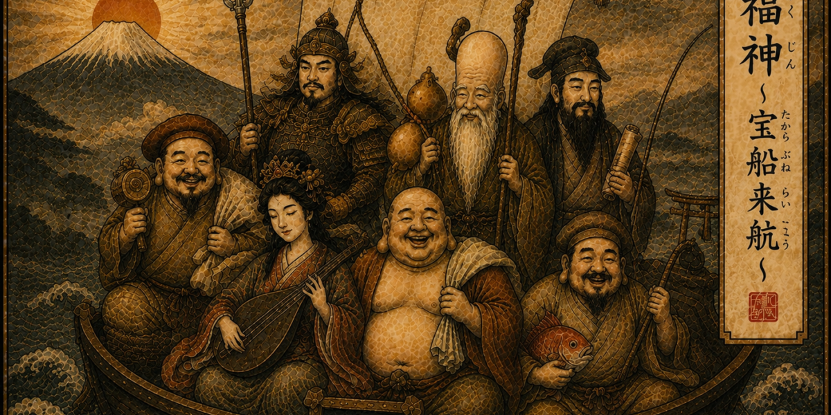 Shichifukujin: le Sette Divinità della Fortuna nel Folklore Giapponese