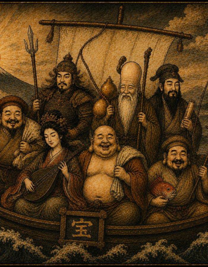 Shichifukujin: le Sette Divinità della Fortuna nel Folklore Giapponese