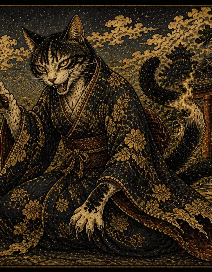 Bakeneko – Il gatto demone del folklore giapponese