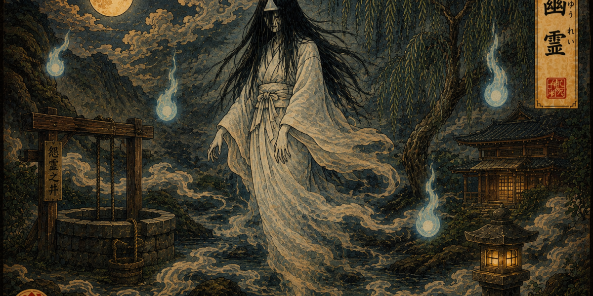 YŪREI: IL FANTASMA GIAPPONESE IN KIMONO BIANCO
