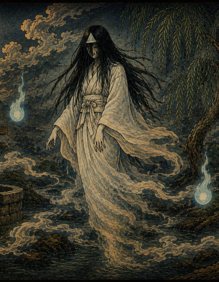 YŪREI: IL FANTASMA GIAPPONESE IN KIMONO BIANCO
