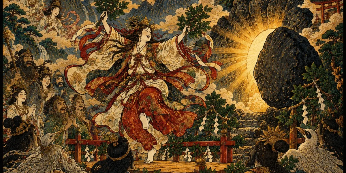 Ame-no-Uzume: la Dea della Danza che Fece Tornare il Sole