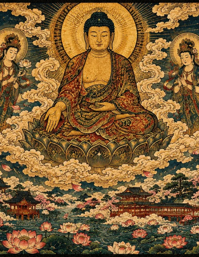 Amida Nyorai: il Buddha della Luce Infinita e della Terra Pura