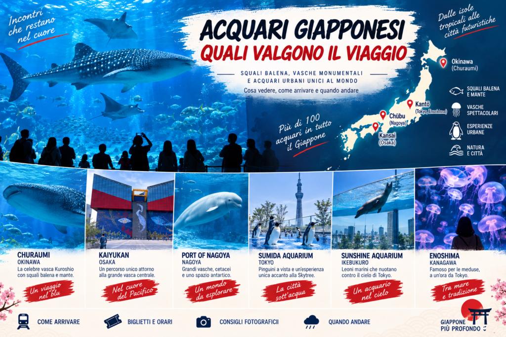 Acquari giapponesi: quali valgono il viaggio