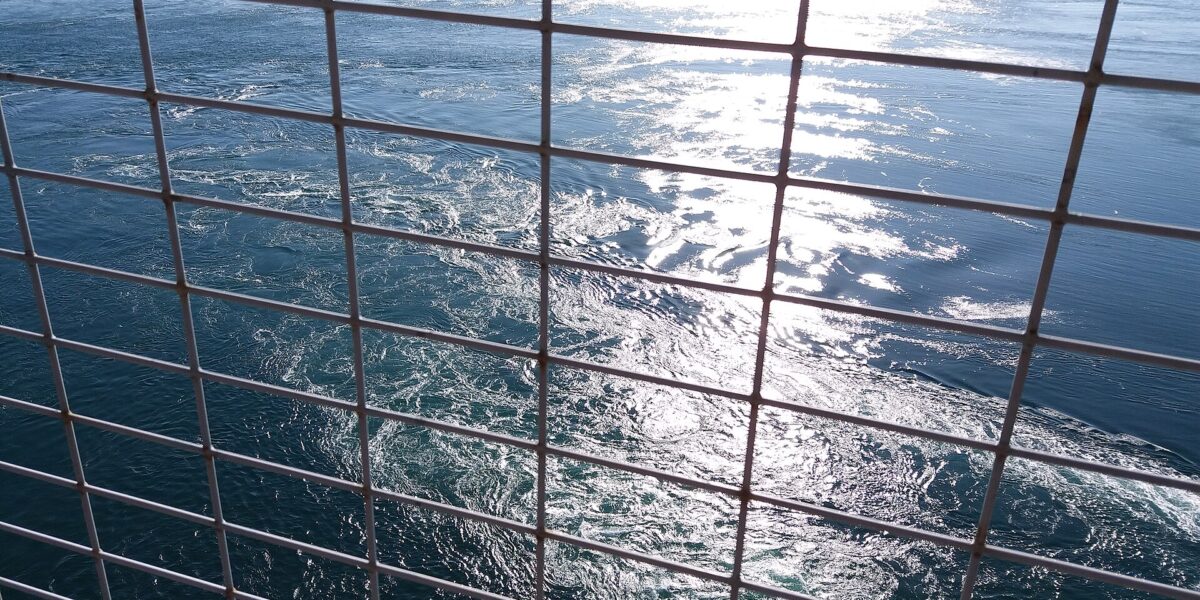 I vortici di marea osservati nello stretto di Naruto