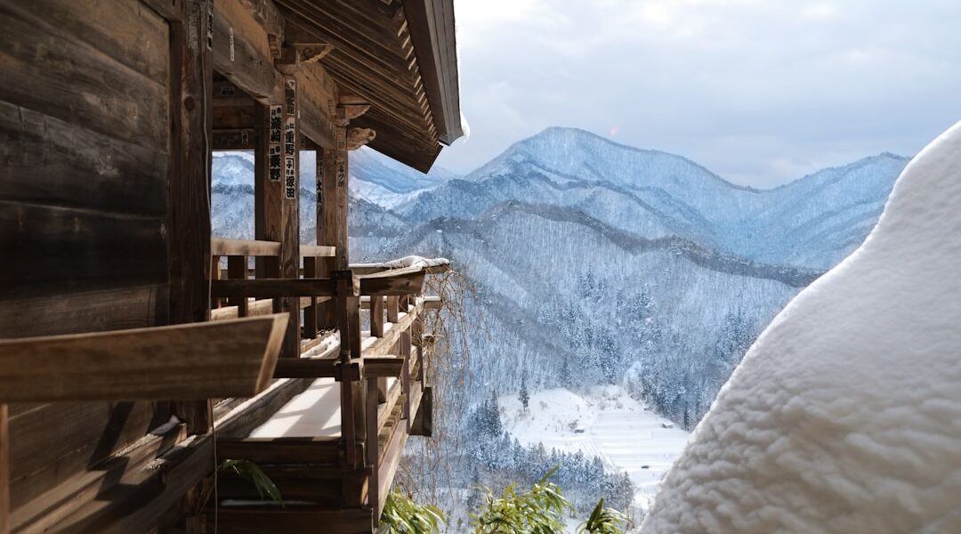 Tempio Yamadera sulla montagna di Yamagata