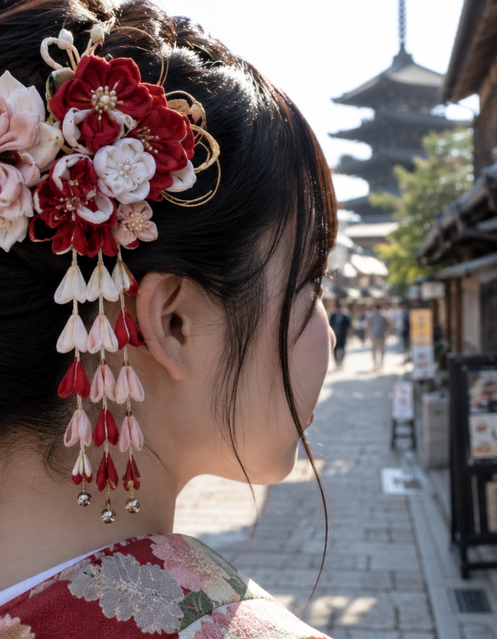 Kanzashi: gli ornamenti giapponesi che trasformano i capelli in un’arte