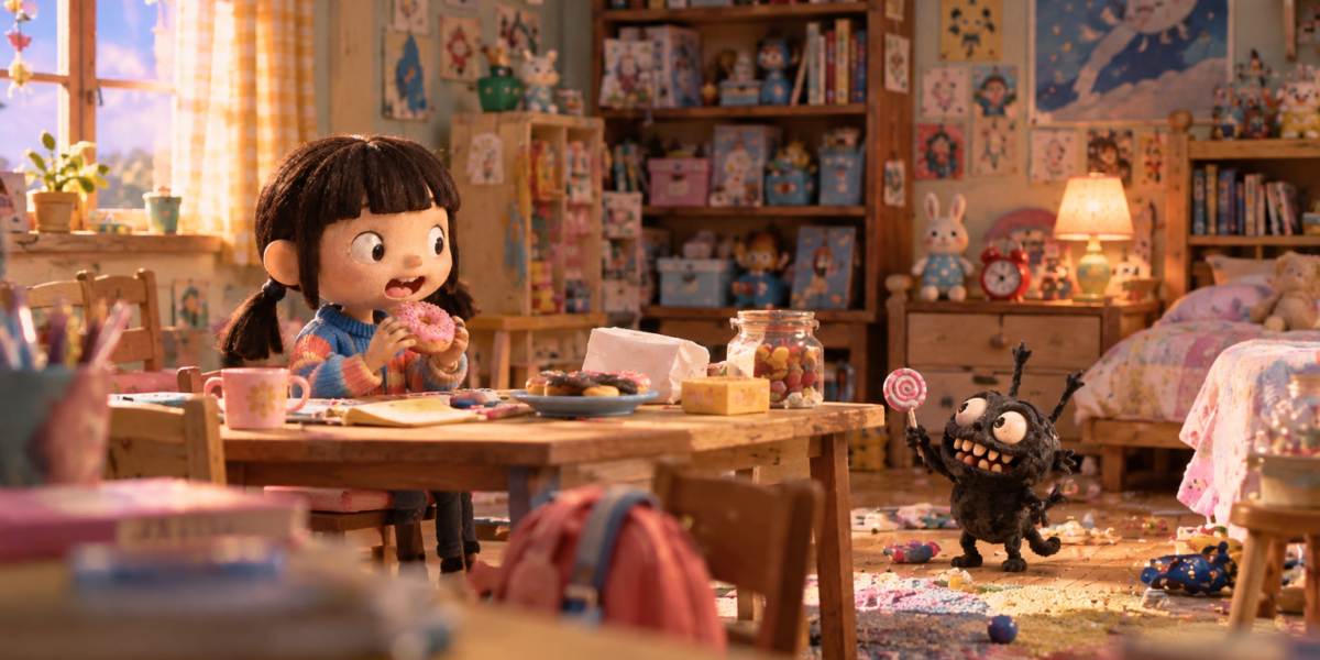 Immagine promozionale dell’anime in stop-motion Candy Caries