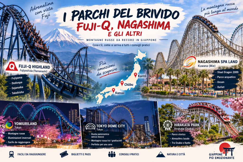 I parchi del brivido: Fuji-Q, Nagashima e gli altri