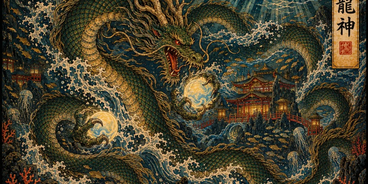Ryūjin: il Dio Drago del Mare che Custodisce le Gemme delle Maree