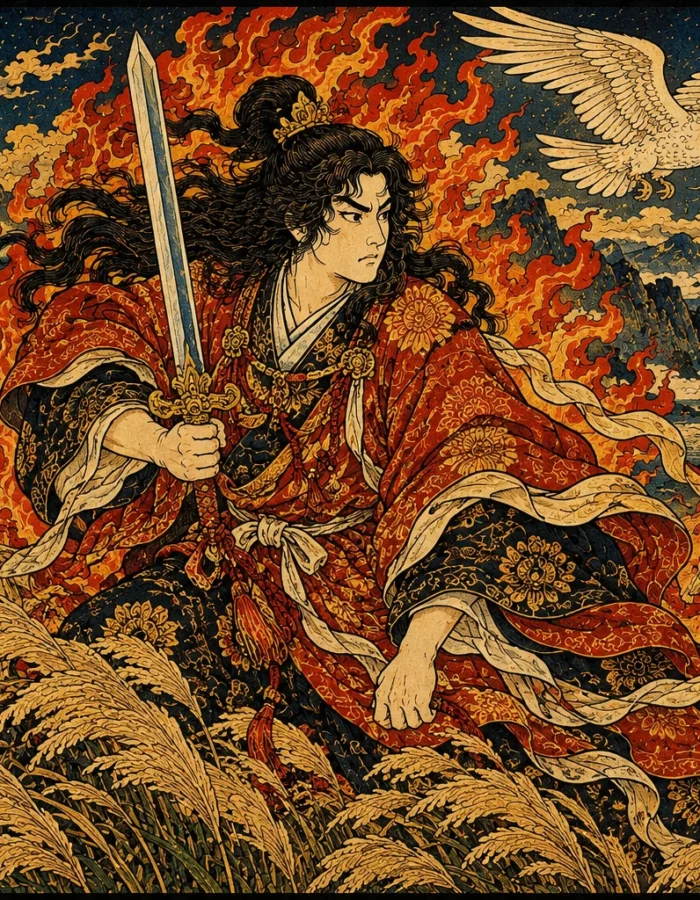 Yamato Takeru: il Principe Guerriero e la Spada Kusanagi