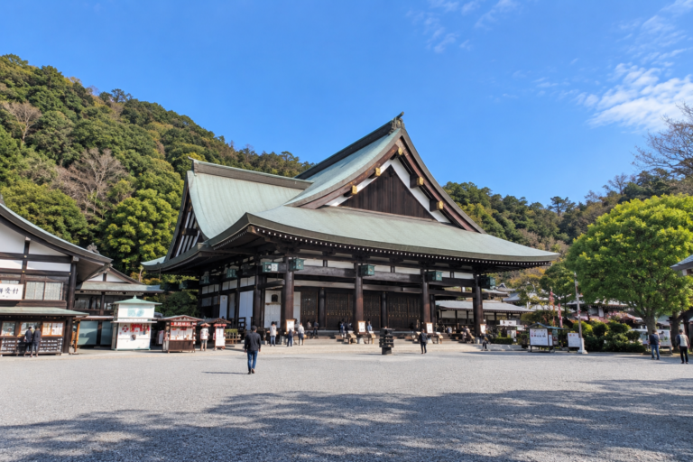 Edifici restaurati del complesso buddhista Saijō Inari a Okayama