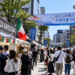 Festival di Napoli a Kagoshima lungo Napoli-dōri